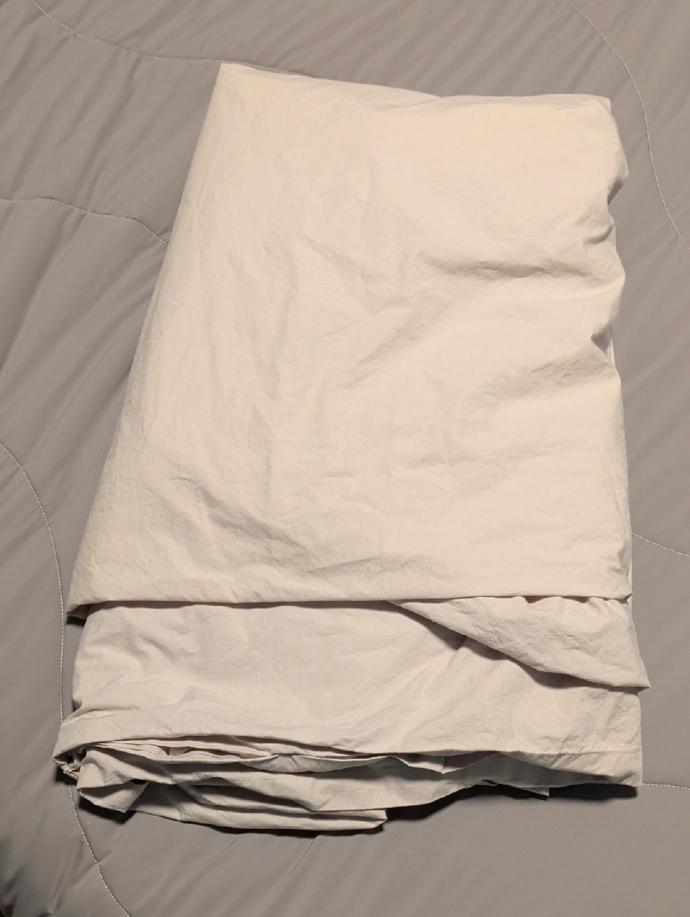 Quince Organic Percale Duvet Cover